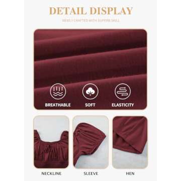 Eytino Plus Size Dress for Women Summer Sweetheart Neck Short Sleeve Drawstring Ruffle Mini Short Dresses, 3X Red Dahlia