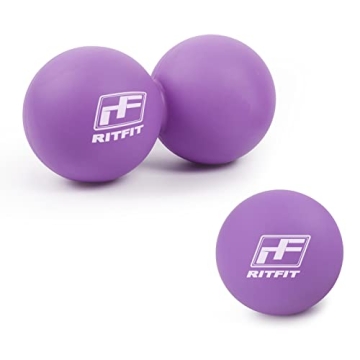 RitFit Peanut Massage Lacrosse Ball for Pain Relief