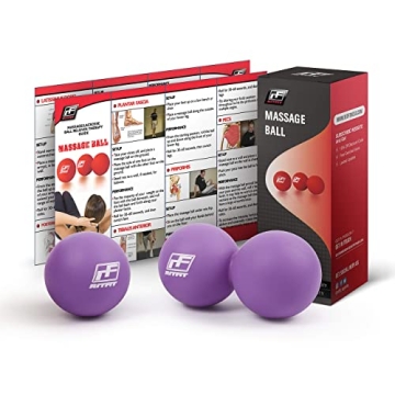 RitFit Peanut Massage Lacrosse Ball for Pain Relief