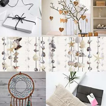 Natural Jute Twine for Crafts and Gift Wrapping - 984 Ft