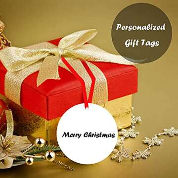 10Pcs Sublimation Ceramic Ornaments Sublimation Ornament Blanks Bulk Ceramic Discs Ornament for Heat Press Printing White Round Porcelain Ornament Personalized Xmas Tree Ornament Keepsake Crafts Gift