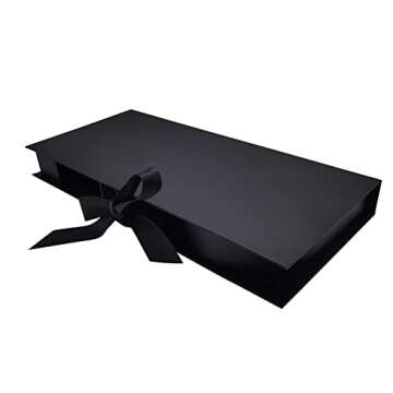 WENPACK Empty I Love You Cardboard Letter Fillable Paper Gift Box Flower Chocolate Packaging (DarkBlack)