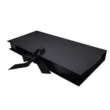 WENPACK Empty I Love You Cardboard Letter Fillable Paper Gift Box Flower Chocolate Packaging (DarkBlack)