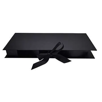WENPACK Empty I Love You Cardboard Letter Fillable Paper Gift Box Flower Chocolate Packaging (DarkBlack)