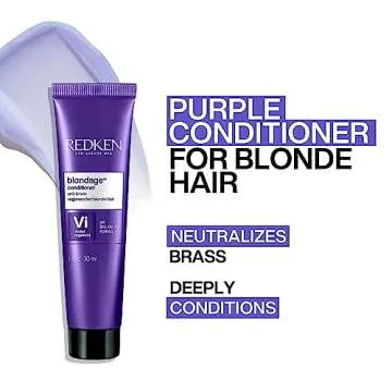 Redken Color Extend Blondage Color Depositing Purple Conditioner | Hair Toner For Blonde Hair | Neutralizes Brass & Moisturizes Hair | With Pure Violet Pigments
