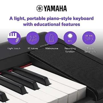 Yamaha 76-Key Piaggero Digital Piano, Affordable & Portable
