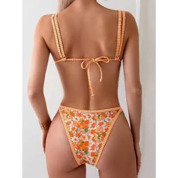 Stylish Floral Bikini Set for Women - Trendy Swimwear