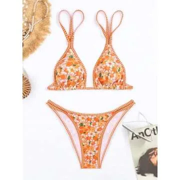 Stylish Floral Bikini Set for Women - Trendy Swimwear
