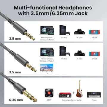 OneOdio Wired Over Ear Headphones: Perfect Sound for Mixing and DJing