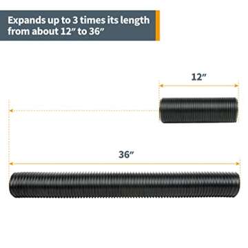 POWERTEC 70207 Dust Collection Hose Kit for Woodworking