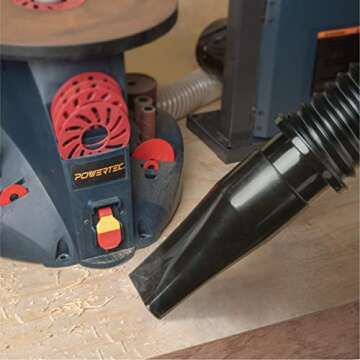 POWERTEC 70207 Dust Collection Hose Kit for Woodworking