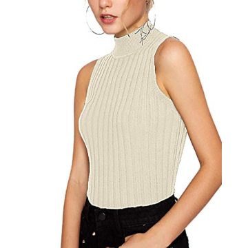 Nicetage Women Summer Tank Tops Elegant Ribbed Knits