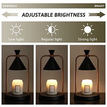 Dimmable Candle Warmer Lamp with Timer Safe Home Decor