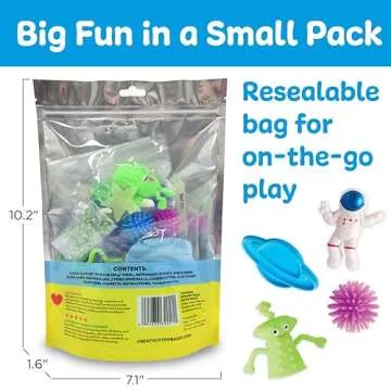Creativity for Kids Sensory Pack: Outer Space - Toddler Activities and Sensory Bin Filler, Space Toys and Gifts for Kids, Sensory Toys for Toddlers 3-4+