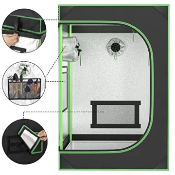 JupiterForce Grow Tent Indoor Gardening Kit - Reflective & Durable