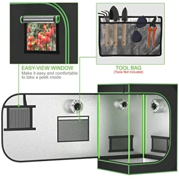 JupiterForce Grow Tent Indoor Gardening Kit - Reflective & Durable