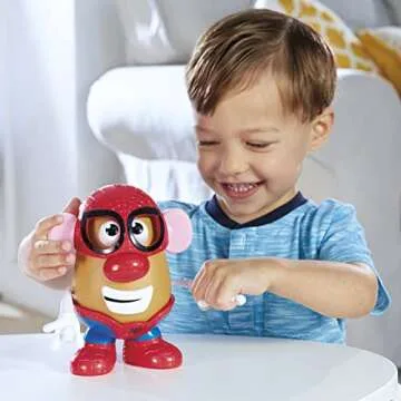 Mr. Potato Head Marvel Spider-Spud, Spider-Man Toys for 3 Year Old Boys and Girls and Up, Kids Toys, Includes 10 Parts and Pieces (Amazon Exclusive)