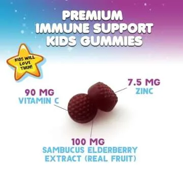 Children's Immunity Support Gummies with Elderberry & Zinc