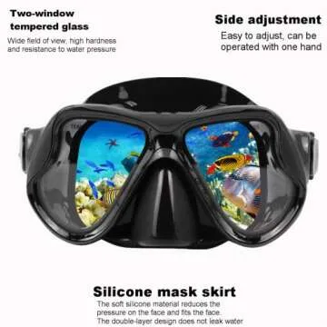 DIPUKI Snorkeling Gear for Adults - Snorkel Mask Set for Unforgettable Adventures