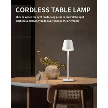 KDG Cordless Table Lamp Set - Stylish Portable Lighting