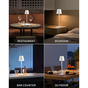 KDG Cordless Table Lamp Set - Stylish Portable Lighting