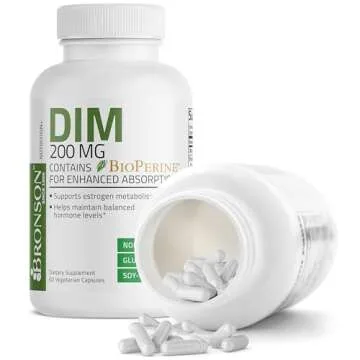 Bronson DIM 200 MG Hormone Balance Supplement with BioPerine