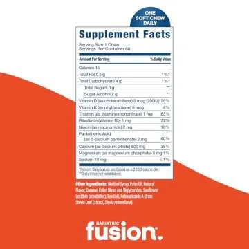 Bariatric Fusion Calcium Chews - 500mg Calcium Citrate