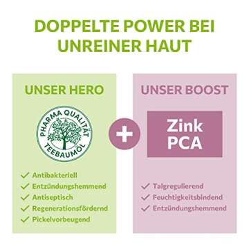 Alkmene Tea Tree Oil Facial Wash Imported from Germany Vegan Paraben Free Detoxifying Face Cleanser For Oily Acne Prone & Sensitive Skin With Pharmaceutical Grade Tea Tree Oil 150 ml