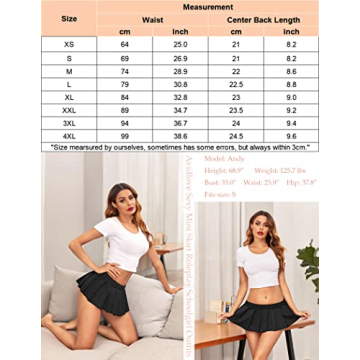 Sexy Schoolgirl Mini Skirt Lingerie by Avidlove