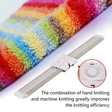Zerodis Plastic Knitting Machine - 150 Stitches for Easy Crafting