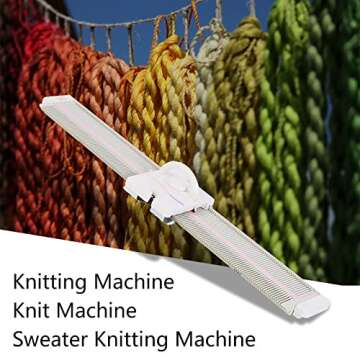 Zerodis Plastic Knitting Machine for Easy Crafting
