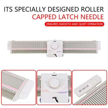 Zerodis Plastic Knitting Machine for Easy Crafting