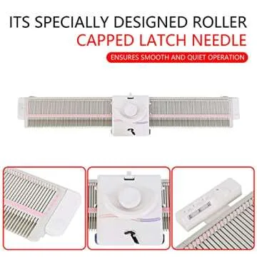 Zerodis Plastic Knitting Machine for Easy Crafting