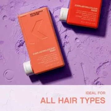 KEVIN.MURPHY EVERLASTING.COLOUR WASH - Hair Colour Shampoo - Colour Protect Hair Care - pH Balanced Shampoo - Sulphate Free - 250 mL / 8.4 fl oz