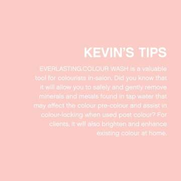 KEVIN.MURPHY EVERLASTING.COLOUR WASH - Hair Colour Shampoo - Colour Protect Hair Care - pH Balanced Shampoo - Sulphate Free - 250 mL / 8.4 fl oz