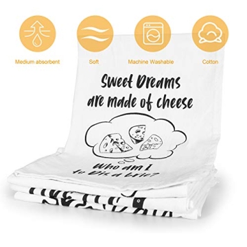 Miracu Funny Dish Towels - Unique Kitchen Gifts & Decor