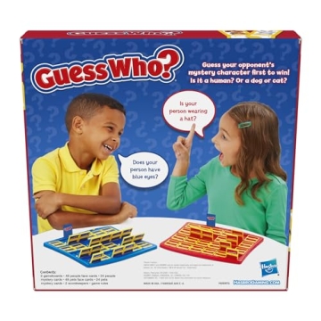 Hasbro Guess Who People Pets Board Game Family Fun