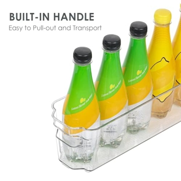 HOOJO Refrigerator Organizer Bins for Kitchen Organization & Storage