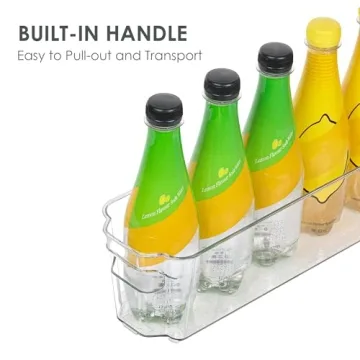 HOOJO Refrigerator Organizer Bins for Kitchen Organization & Storage