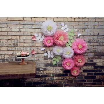 Fonder Mols Tissue Paper Chrysanth Flowers for Events