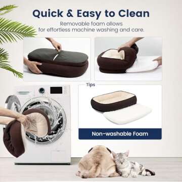 Miguel Orthopedic Dog Beds Large Sized Dog, Memory Foam Pet Bed Washable Removable Cover, Calming Puppy Bed with Sides, Dog Couch Comfort Sofa, Egg Foam Support, Non-Slip Bottom, Brown 36 inches