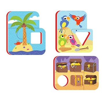 Peaceable Kingdom Playful Pirates Bath Puzzles for Toddlers