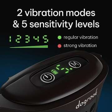 DogRook Rechargeable Bark Collar for Dogs of All Sizes