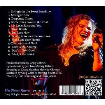 Time Bomb by Jan James - An Explosive Blues Rock Listening Experience