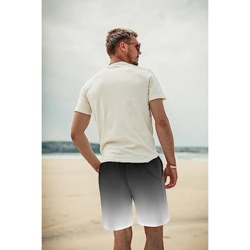Quick-Dry Hawaiian Swim Trunks for Men