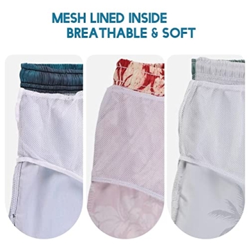 Quick-Dry Hawaiian Swim Trunks for Men