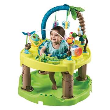 Evenflo Exersaucer Triple Fun Active Learning Center - Perfect Baby Gift