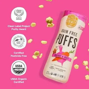 Nutritious Grain Free Puffs for Babies & Toddlers