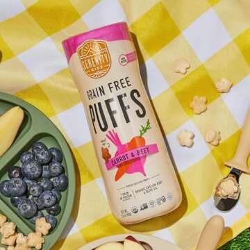 Nutritious Grain Free Puffs for Babies & Toddlers