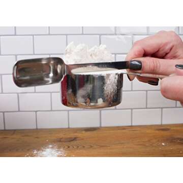 Durable Stainless Steel Measuring Cups Set - 5 Pieces